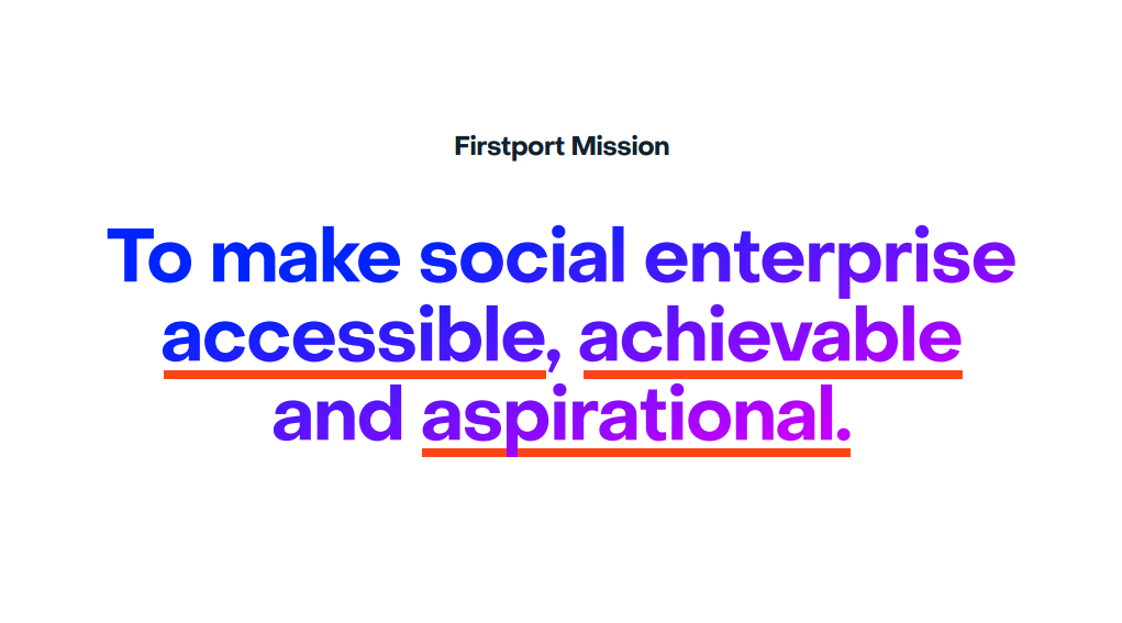 Firstport's mission